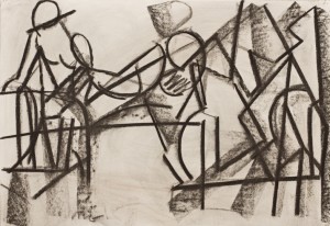 carboncillo/charcoal, 59.4x42 cm