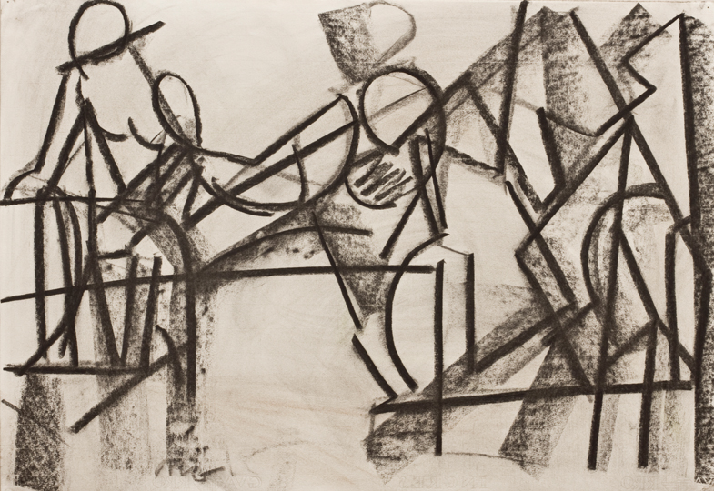 carboncillo/charcoal, 59.4x42 cm