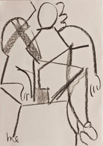 carboncillo/charcoal, 59.4x42 cm