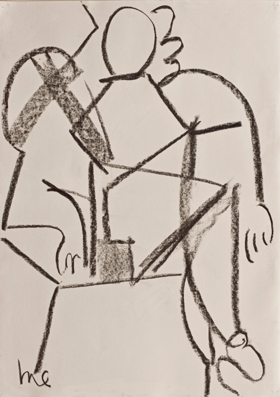 carboncillo/charcoal, 59.4x42 cm