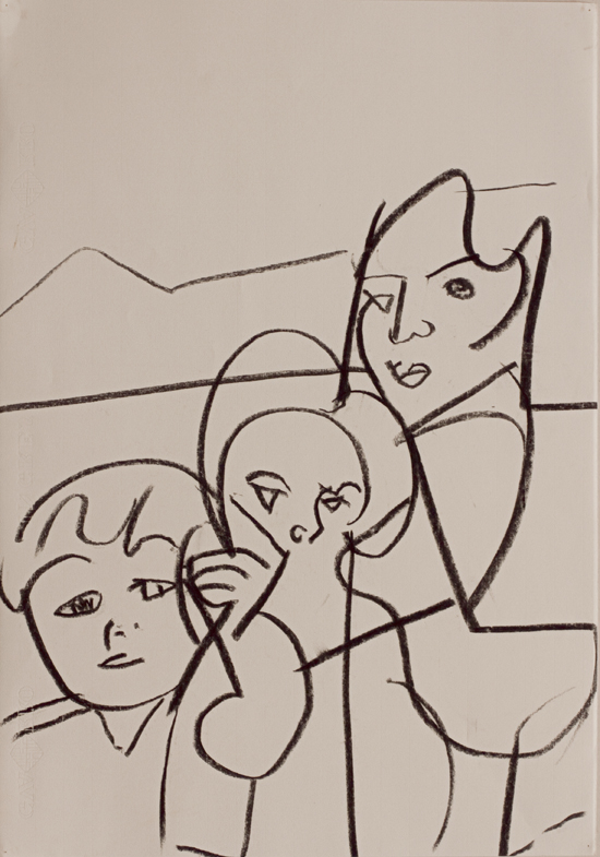 carboncillo/charcoal, 59.4x42 cm