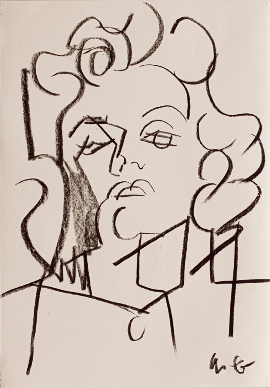 carboncillo/charcoal, 59.4x42 cm