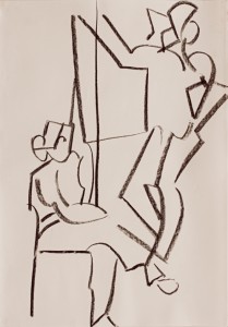 carboncillo/charcoal, 59.4x42 cm