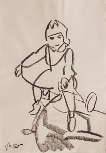 carboncillo/charcoal, 59.4x42 cm