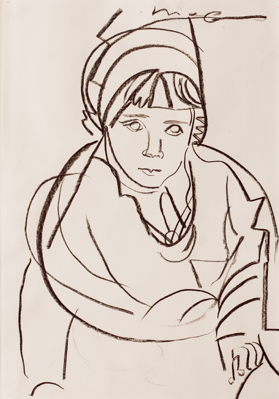 carboncillo/charcoal, 59.4x42 cm